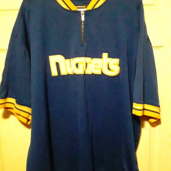 Reebok Other - Denver Nuggets 1/4 zip short sleeve sweater
